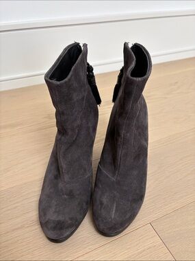 Rag & Bone Tacita Tassel Wedge Ankle Boots 36/size 6